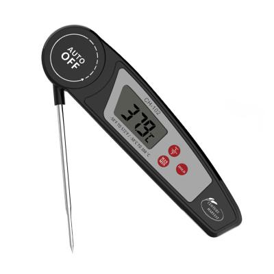 China CH-102 Quick Response Instant Read Waterproof Foldable Digital Probe Cooking Food Thermometer for sale