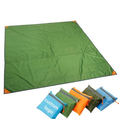 China Amazing Portable Sandproof Pocket Outdoor Beach Blanket Waterproof Picnic Camping Mat for sale