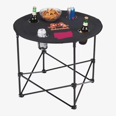 China Waterproof Plastic Folding Table Round Used For Banquet Wedding Game Day Outdoor Folding Table for sale