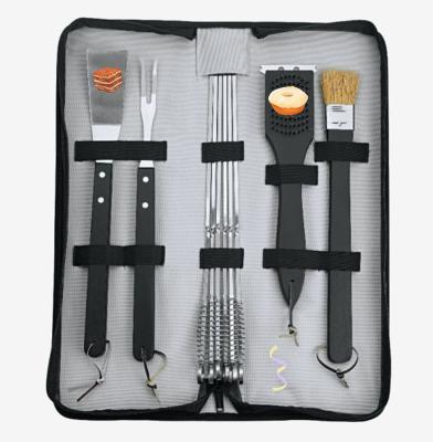 China Tick ​​Material Wooden Handles Dustproof Durable And Cheap Goods Barbecue Sets With High Strength for sale