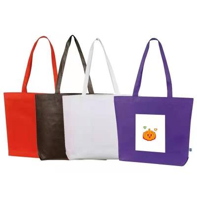 China Low MOQ Eco-Friendly Recycled High Quality Advertising Tote Bag Shopping Tote Bags With Custom Logo For Packaging for sale