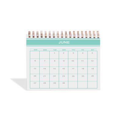 China 100% Free Sample 2022 Custom Printing Spiral Binding Cover Logo Wall Calendars Eco-friendly for sale