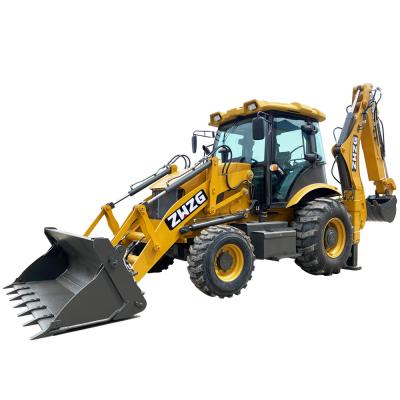 China Garment Shop ZWZG Mini Backhoe Loader Backhoe Loader Cheapest Backhoe Loader with Price for sale