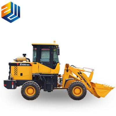 China mini wheel loader garden tractor with front loader 1.0m3 for sale