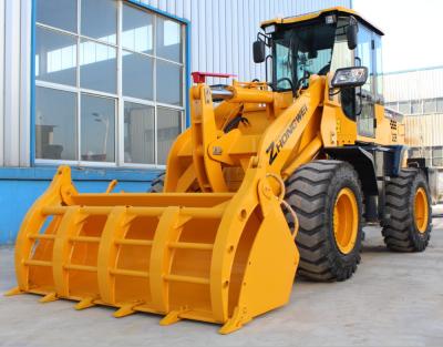 China Qingzhou zhongwei manufacturer 1.8ton wheel loader ZL936 CEZ front end loader with grapple bucket cheap price 1.1m3 for sale