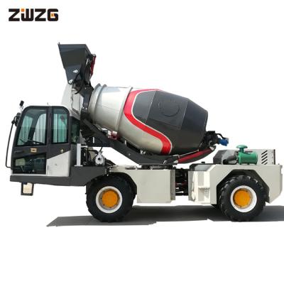 China automatic gun mobile concrete mixer for sale 1500L for sale