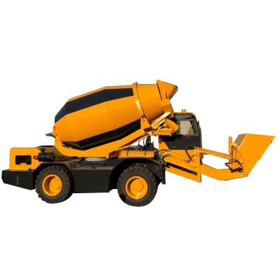 China 4 m3 4X4 hydraulic walking diesel self loading concrete mixer truck propelled small mobile concrete truck for sale for sale