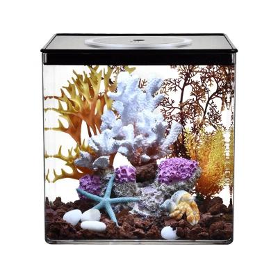 China HD Sustainable Explosion Proof Acrylic Aquarium With Adjusted Three Gears Light For Fish for sale