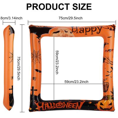 China Eco-friendly Aluminum Balloons Decorations Selfie Photo Frame and Inflatable Halloween Tattoo Stickers Balloons for sale