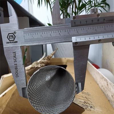 China ASTM A312 Gr Tp310 Stainless Steel Pipe Perforated Tube Customized Hole For Decoration for sale