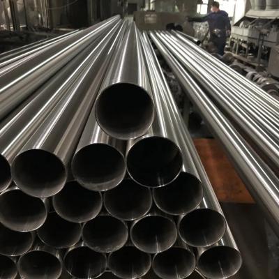 China ASTM Round Longitudinal Welding Tube Stainless Steel Pipe Seamless 316Ti 1.4404 10 Inch Annealed for sale