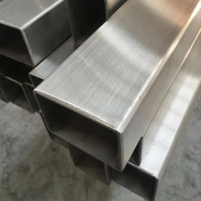 China AISI 409 410 416 420b 420s 12.7mm 1/2 Inch Stainless Steel Square Shiny Pipes For Stairs for sale