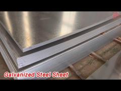 Flat Galvanized Steel Sheet Mill / Slit Edge DC51D DC52D For Stamping