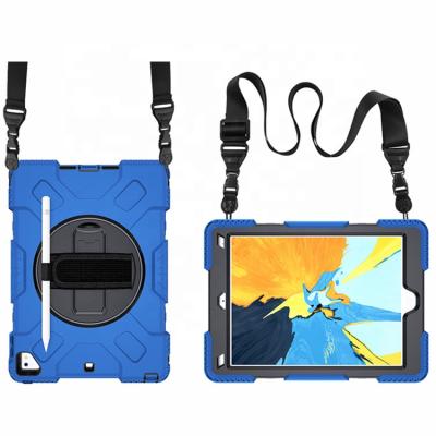 China 360 Rotation Shockproof Rugged Detachable Shoulder Strap Kickstand Armor Tablet Case For Ipad mini 4 for sale