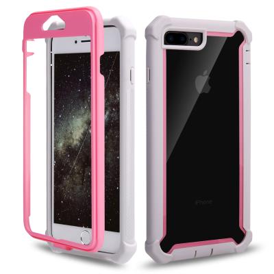 China Four Side Shockproof 3 In 1 Airbag Armor Hybrid PC TPU Mobile Phone Accessories For Iphone 8 Plus Case for sale