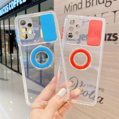 China With Stand With Ring Push The Window Holder Phone Case For Samsung Galaxy A33 A32 A02s for sale