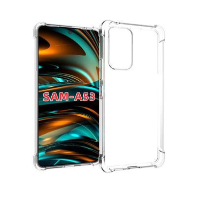 China 1.4MM Four Side Shockproof Clear Transparent Soft Tpu Shockproof Case For Samsung Galaxy A53 5G for sale