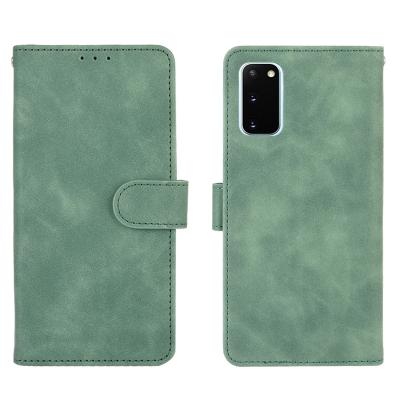 China Comfortable Leather Wallet Flip Case For Samsung Galaxy S20 Flip Case Fe 5g Leather Case for sale