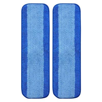 China Manufacturer Direct Selling Viable Professional Flat Microfiber Wipe Pads Refill For Bona Hardwood Floors Cleaning for sale