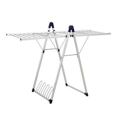 China High Capacity Portable Hanger Eco - Friendly Space Saving Clothes Drying Rack For Laundry for sale