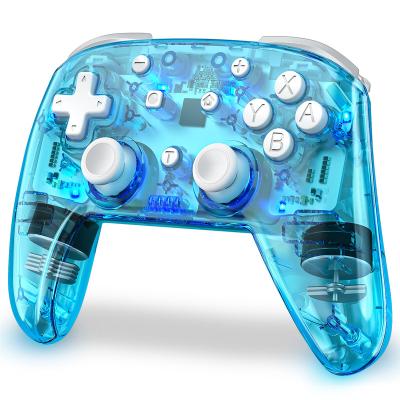 China TURBO BUTTON wireless gamepad with 9 LED backlight pro controllers for Switch / Switch Lite for sale