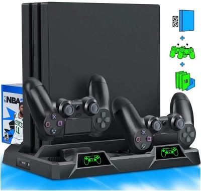 China Bracket Controller Base PS4 Game Console Vertical Cooling Charging Radiator Suitable For Playstation4 Q34-MN for sale