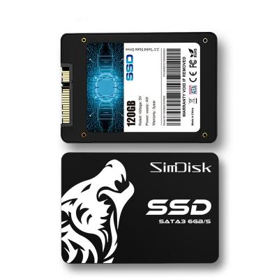 China Hot Selling SSD SIMDISK Hard Disk Drive 2.5 Inch Desktop Portable SSD 128GB 256GB 512GB 1TB 2TB SATA SSD for sale