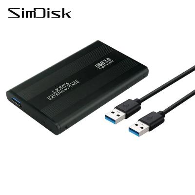 China High Capacity SSD SimDisk 2.5 Inch Portable SSD 1TB 2TB 512GB 256GB 128GB 2.5 SATA External SSD For Laptop Computer for sale