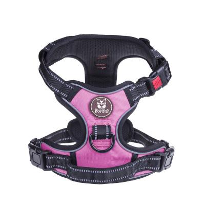 China 2020 Hot Sale Padded Reflective No Pet Vest Dog Pulling Harness For Suite Control Training for sale