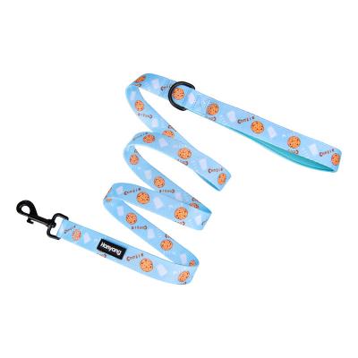 China Wholesale Custom Personalized Logo Soft Polyester Dog Lead Supplies Custom Wholesale Pet Leash for sale