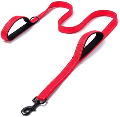 China Thoughtful Customized Viable Leash, With Two Comfortable Handles For Extra Control, Safe Nylon Rope Dog Leash for sale