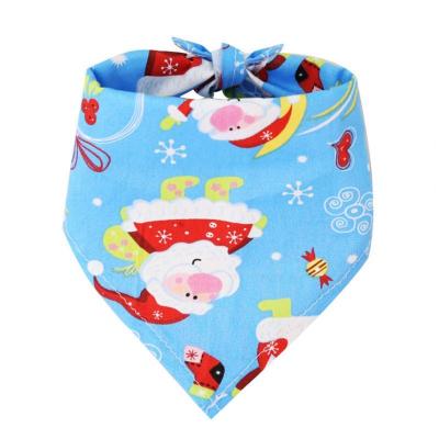 China Personalized Christmas Wholesale Print Bandana Pet Triangle Solid Color Sublimation Print Sublimation Logo Custom Dog Bandana for sale