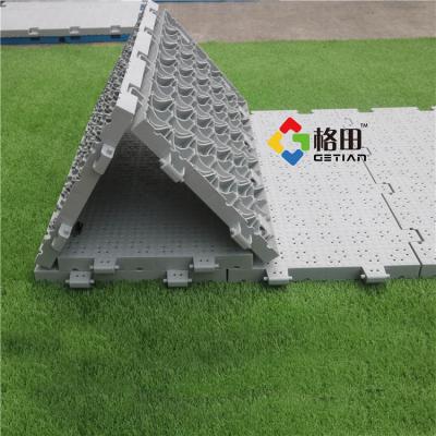 China Temporary Portable Outdoor Interlocking Garage PP Plastic Activities Party Tent Flooring, Grass Turf Protection Event Flooring for sale