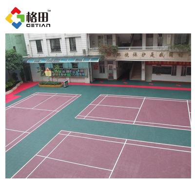 China Flooring Premium Badminton Court Mat Multifunctional Interlocking Temporary Locking Portable Cost for sale