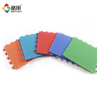 China Multifunctional Interlocking Floor PP Fluctuating Price Interlocking Plastic Tennis Court Surface, Durable Tennis Court Flooring, Tennis Court Flooring Material Surface for sale