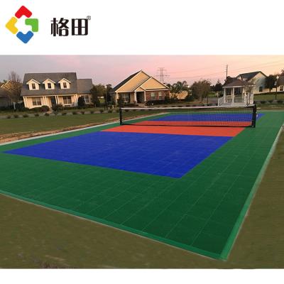 China Multifunctional interlocking flooring best quality cost to build temporary synthetic tennis court in the backyard, tennis court construction companies cost for sale