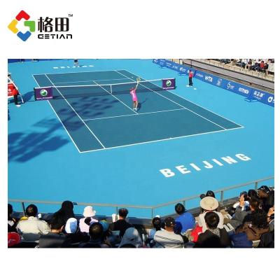 China 2017 High Quality Portable Removable Temporary Outdoor Tennis Court Sports Tiling Mat Multifunctional Interlocking Hot Selling Interlocking Floor Surface 2017 for sale