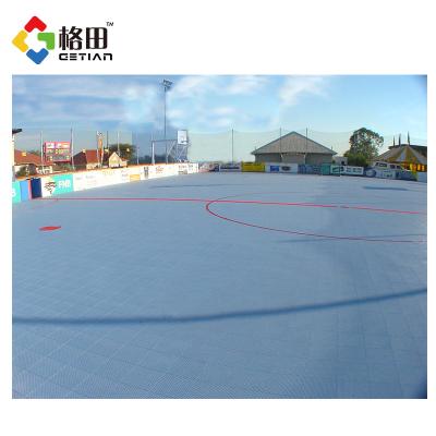 China Roller Skate CE Standard Portable Roller Skating Yard Flooring, Indoor Plastic Interlocking Field Hockey Flooring for sale