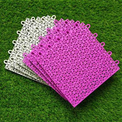 China Outdoor Safety And Environmental Protection PP Interlocking Plastic Floor Tiles For Kindergarten for sale