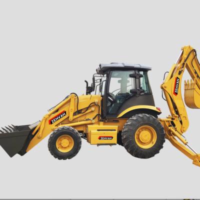 China Building Material Shops CE 2ton 3ton 5ton 6ton Mini Tractor Backhoe Loader Small Backhoe Diesel Single Cylinder Engine Power Building for sale