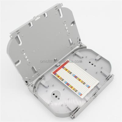 China Gray 48F Fiber Optic Patch Panel ABS Plastic Stackable Splice Tray For Patch Panel Use for sale