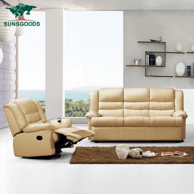 China Adjustable (Other) Most Popular Latest Design Reclining Sofa Set , Reclining Sofa Set Modern And Reclining Sofa Set Leather for sale