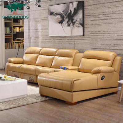 China (Size) Foshan adjustable massage sofa, furniture massage sofa with storage, leather sofa set with massagers for sale