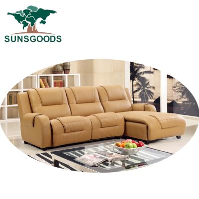 China Best (Height)Adjustable Selling Modern L Shape Reclining Sofa, Small Recling L Shaped Sofa, Modern L Shape Sofa Reclining Sofa Sets for sale