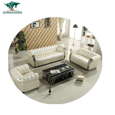 China Adjustable (Height) Best Selling Real Upholstered Leather Classic Sofa, Modern Classic Sofa, Wood Classic Sofa for sale