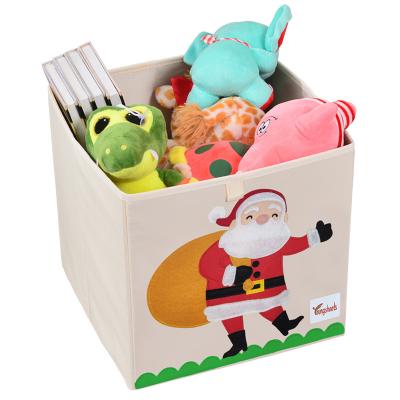 China Folding Washable Storage Basket For Toys Clothes Folding Cloth Storage Basket Toy Storage Box Organizer for sale