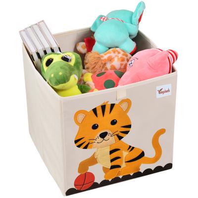 China Folding Washable Storage Basket For Toys Clothes Folding Cloth Storage Basket Toy Storage Box Organizer for sale