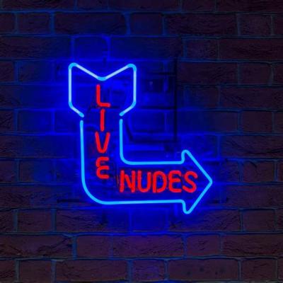 China Residential Custom Living Custom Suppliers China Living Neon Sign Wall Nudity Neon Sign Letters Glass Neon Lamps for sale