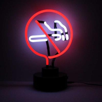 China Shanghai factory china OEM lamp lighting stores logo neon sculpture in antuo custom neon black base for sale