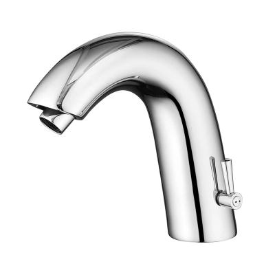 China New Full Automatic Faucet Style Infrared Infrared Stainless Steel Luxury Bathroom Taps Automatic Induction Sink Bathroom Faucet for sale